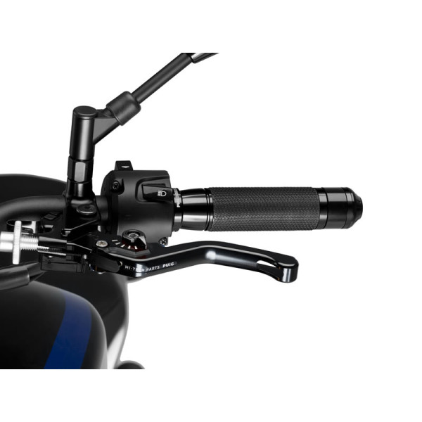 Puig Short V3 Clutch (Black Lever With Blue Selector) Black
